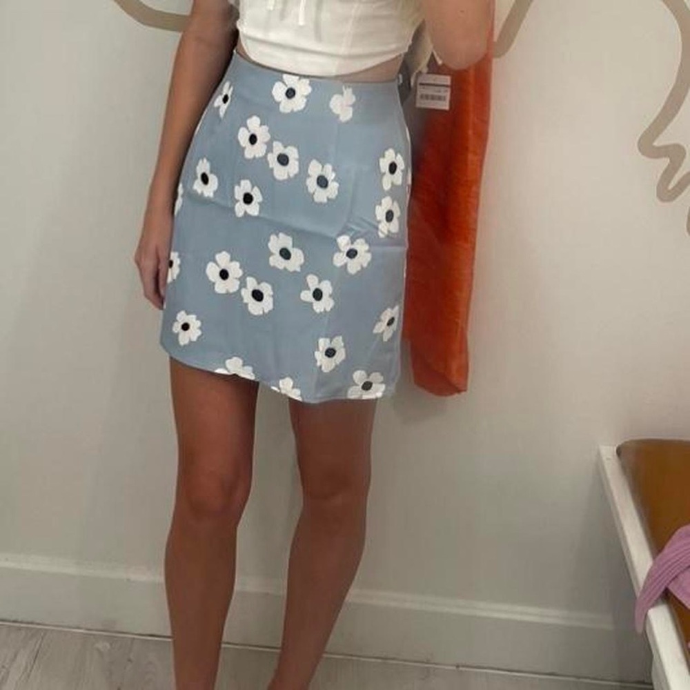 copper closet floral skirt